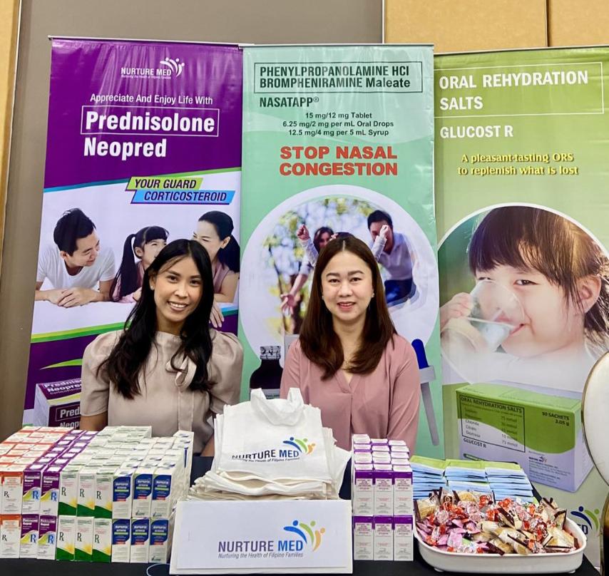 Nurturemed representatives at the Cagayan Valley pediatrics postgraduate course in Tuguegarao City