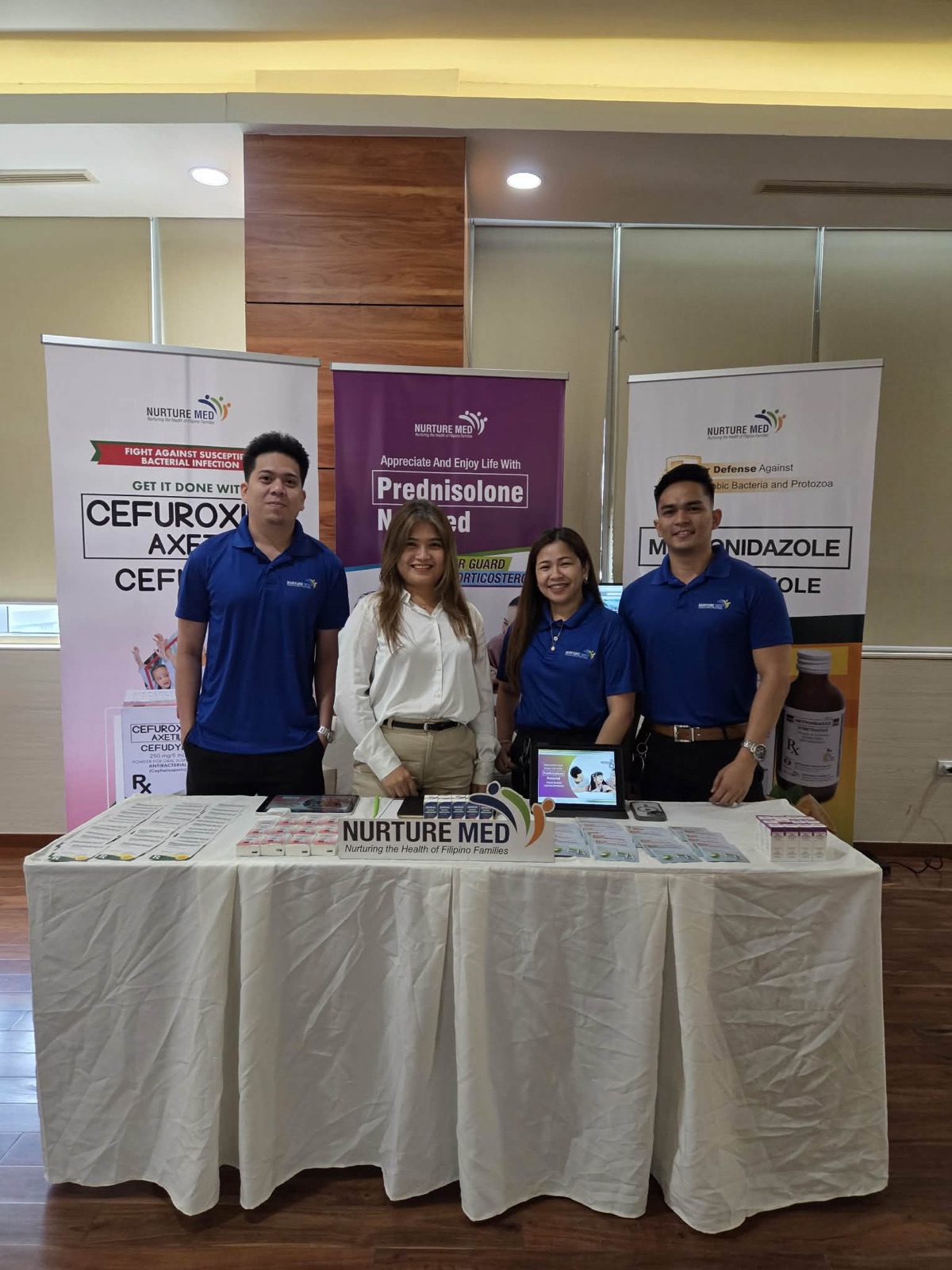 Nurturemed representatives at the Chong Hua Hospital pediatric pulmonology scientific forum