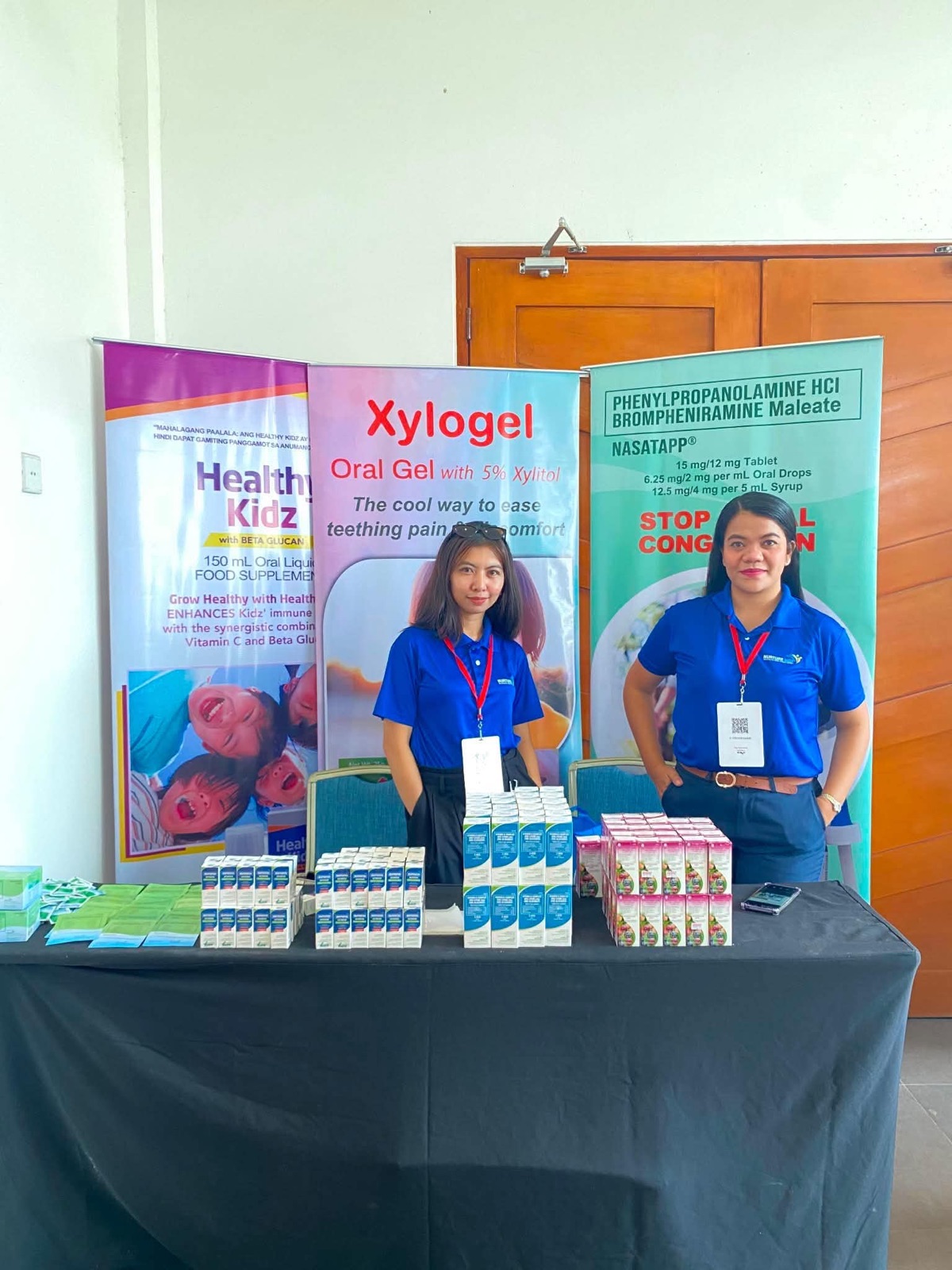 Nurturemed representatives at the Divine Word Hospital pediatrics scientific forum