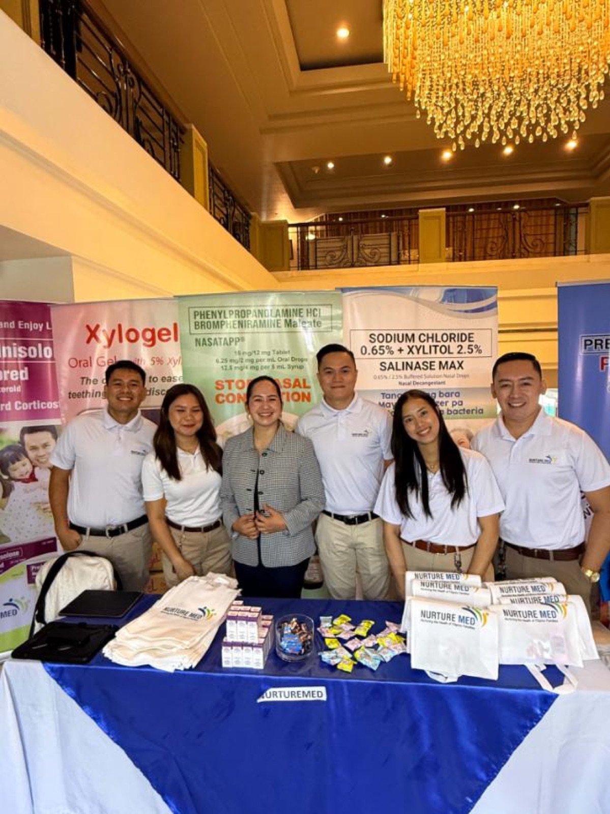 Nurturemed representatives at the DMSF Hospital pediatric postgraduate course