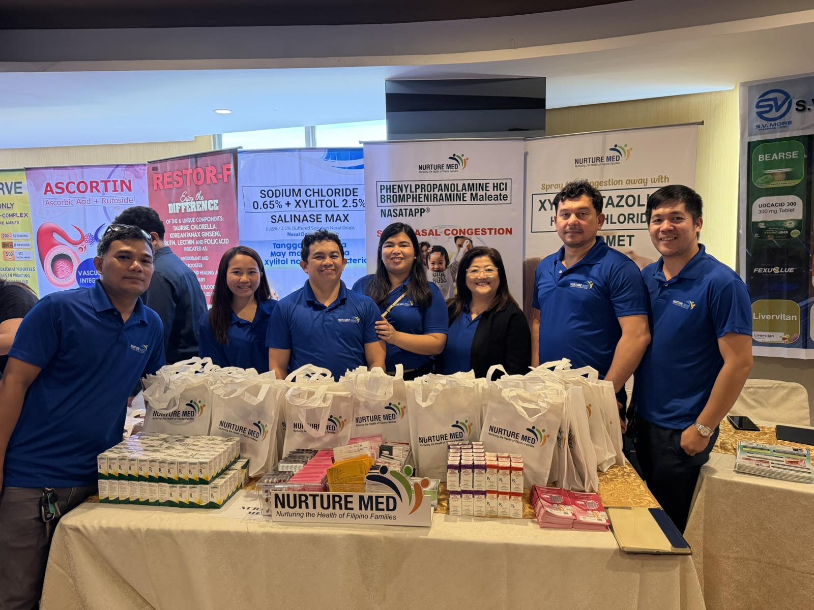 Nurturemed booth at the Iloilo Medical Society annual convention