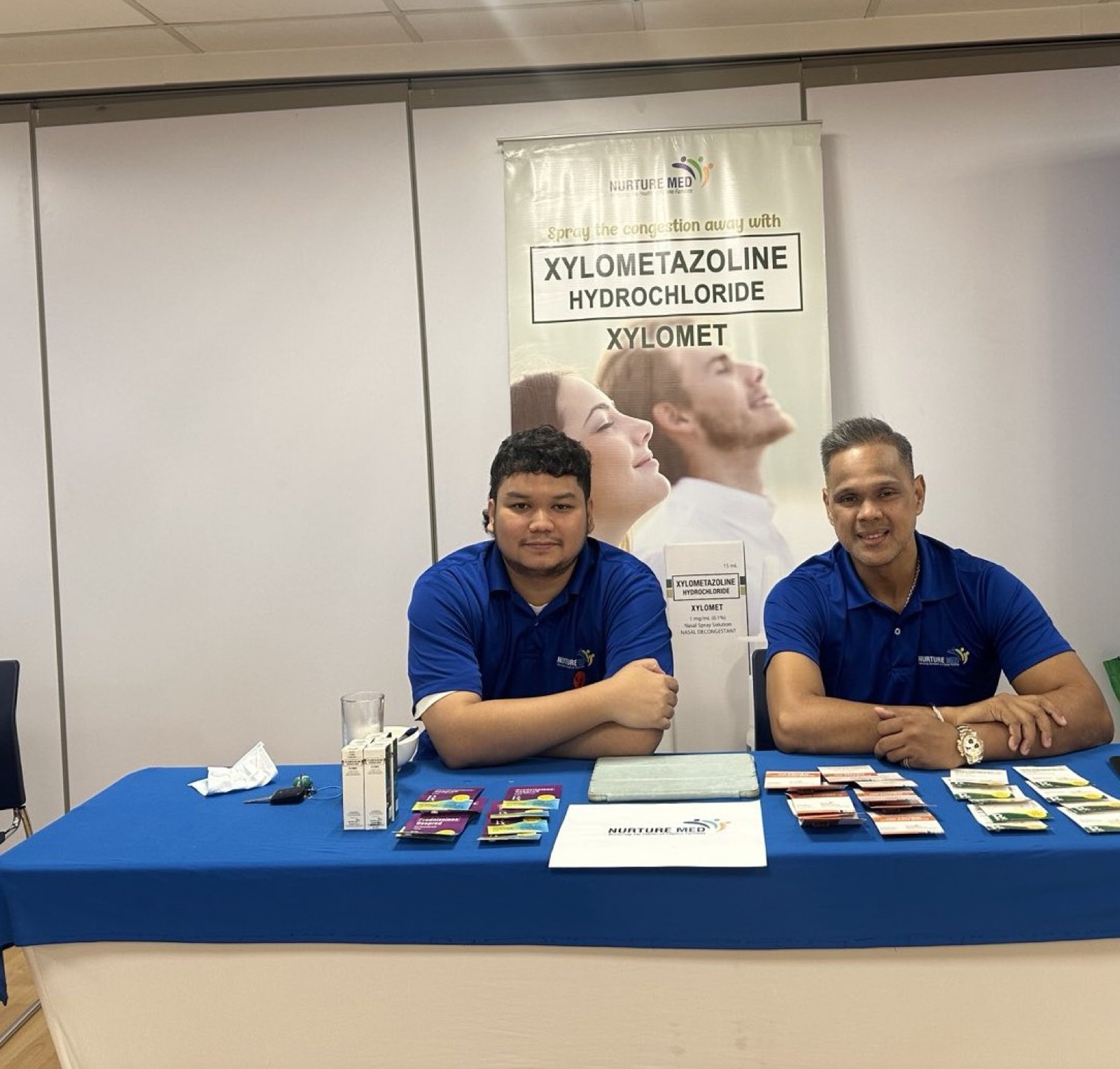 Nurturemed booth at the Manila Doctors ENT Department postgraduate course