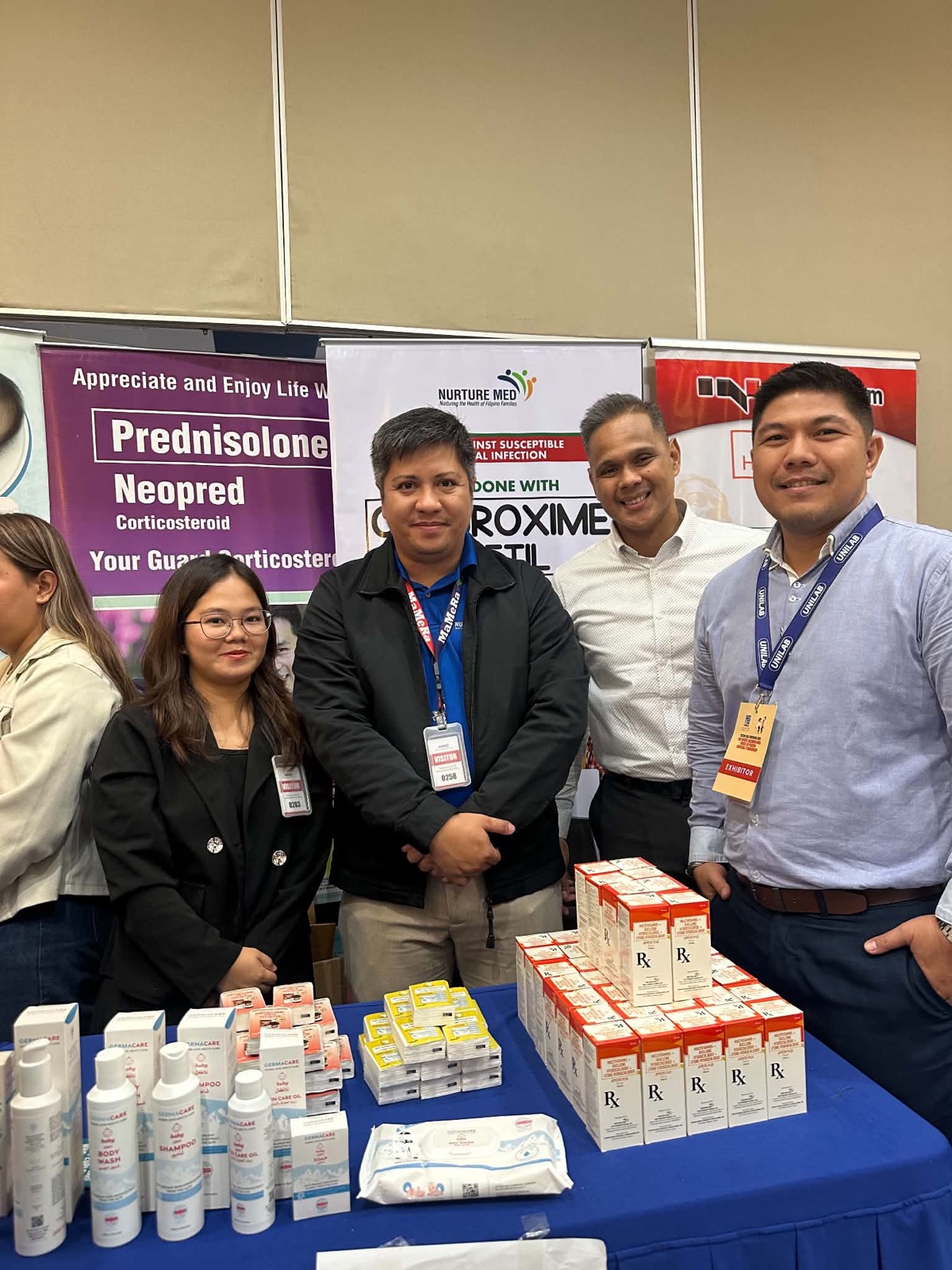 Nurturemed representatives at the Makati Medical Center pediatrics symposium