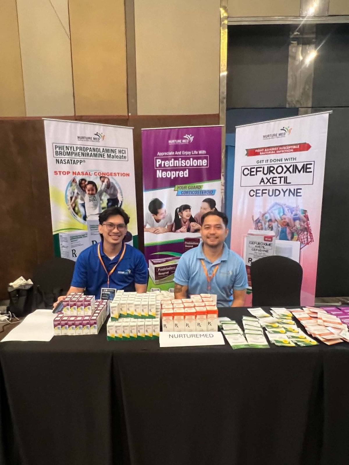 Nurturemed booth at the QCMS Annual Convention and Scientific Meetings