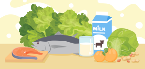 Illustration for the section Calcium-rich Food That Packs A Nutritional Punch