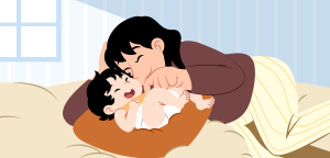 Illustration for the section Embracing the Gift of Motherhood