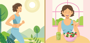 Illustration for the section How to Deal with Perimenopausal and Menopausal Symptoms