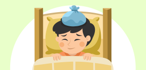 Illustration for the section Ibuprofen as fever reducer