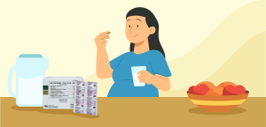 Illustration for the section Take Prenarex Plus: A Supplement for Your Pregnancy Needs