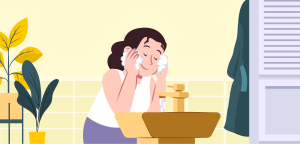 Illustration for the section Tips for Preventing Acne 