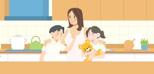 Illustration for the section Tips to keep your family safe from diarrhea