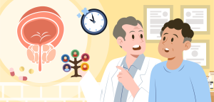 Illustration for the section What are the causes of Benign Prostatic Hyperplasia?