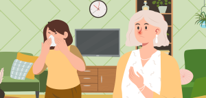 Illustration for the section What are the causes of nasal congestion?