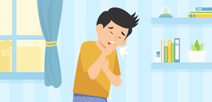 Illustration for the section What are the symptoms of Pneumonia?