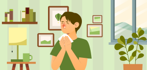 Illustration for the section What is stuffy nose or nasal congestion?