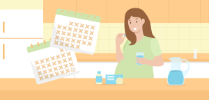 Illustration for the section When should you start taking folic acid?