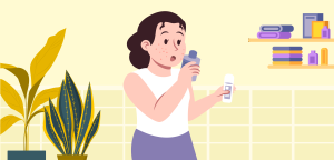Illustration for the section Why You Should Avoid Self-Medication for Acne 