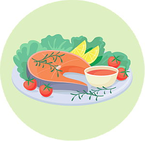 Eat a balanced diet product photo