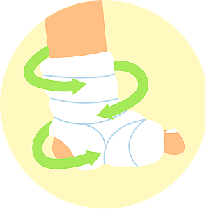 Compression product photo