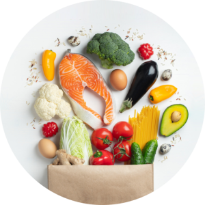 2. Offer a variety of nutrient-dense food product photo